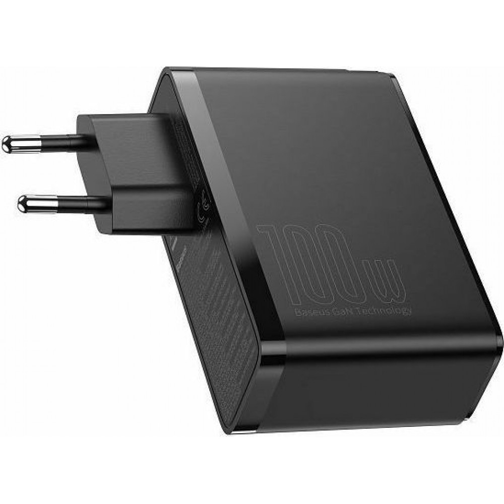 Baseus GaN2 Pro Φορτιστής 100W 2x USB + 2x USB-C Black