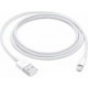 Apple Regular USB to Lightning Cable Λευκό 1m (MXLY2ZM/A)