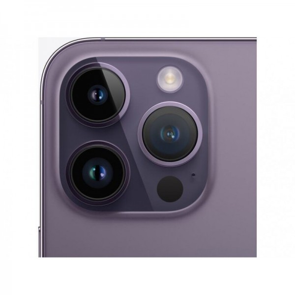 Apple iPhone 14 Pro Max 5G (6GB/128GB) Deep Purple Εκθεσιακό  (1 Year Warranty) 86% + Battery 