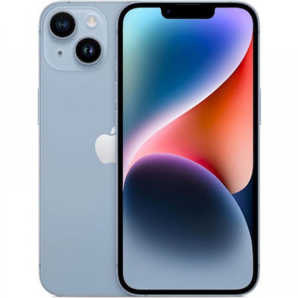 Apple iPhone 14 Plus 5G (6GB/128GB) Blue NEW Open Box (Εργοστασιακή εγγύηση έως 29/02/26) 100% Battery