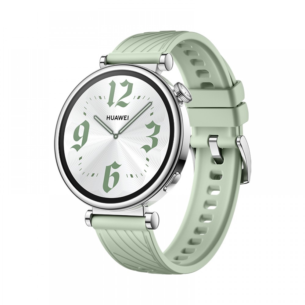 Huawei Watch GT 4 41mm (Green Fluoroelastomer Strap)