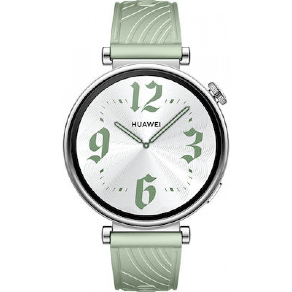 Huawei Watch GT 4 41mm (Green Fluoroelastomer Strap)