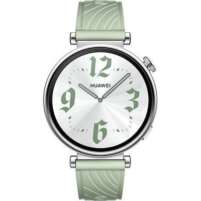 Huawei Watch GT 4 41mm (Green Fluoroelastomer Strap)