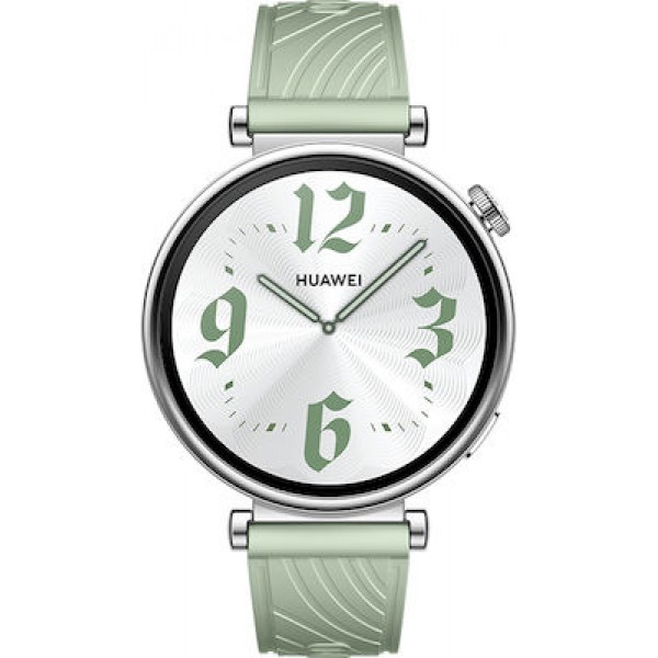 Huawei Watch GT 4 41mm (Green Fluoroelastomer Strap)