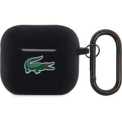 Lacoste Croc Logo Silicone Case Apple AirPods Black