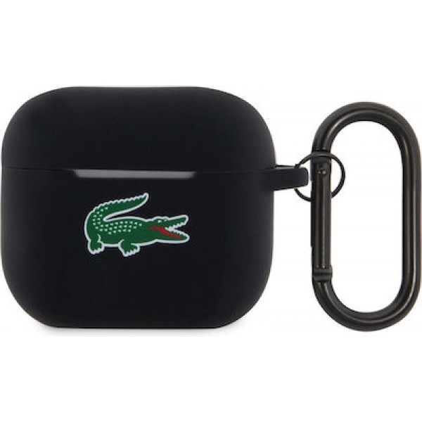 Lacoste Croc Logo Silicone Case Apple AirPods 3 Black