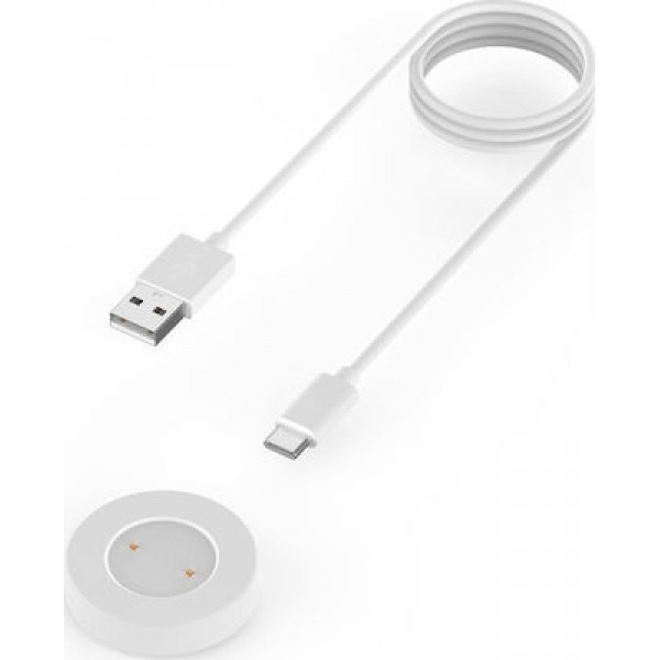 Φορτιστής Καλώδιο Type C & Αντάπτορας Λευκό (Huawei Watch GT/GT2)