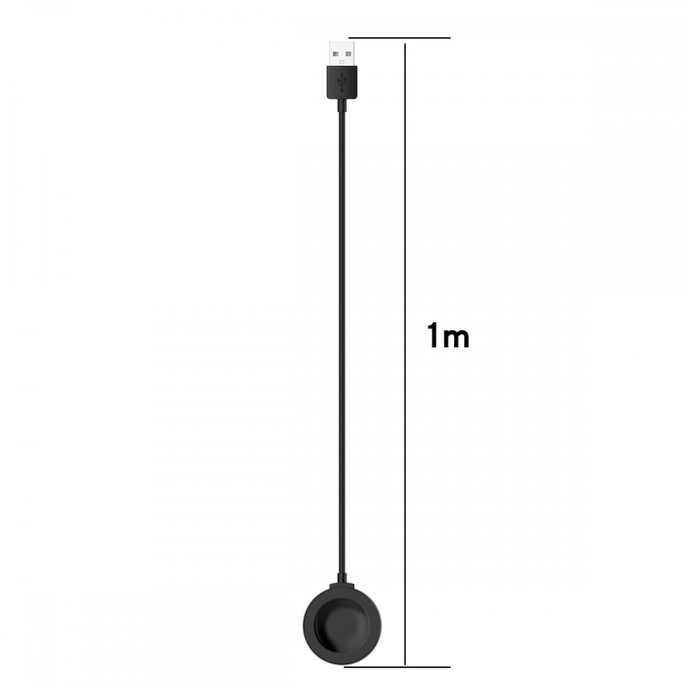 Φορτιστής Καλώδιο Type C & Αντάπτορας Μαύρο (Huawei Watch GT 3 Pro / GT Runner/ GT3)