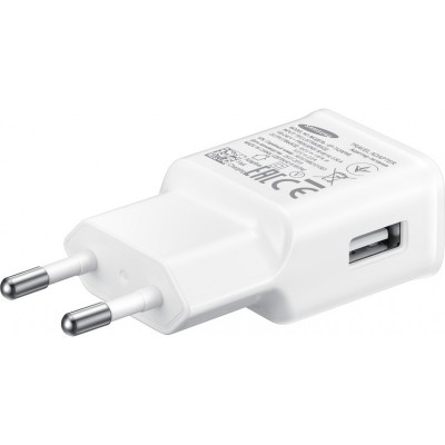 Samsung USB Type-C Cable & Wall Adapter Λευκό (EP-TA20EWE + EP-DR140AWE) Bulk