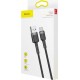 Baseus Braided USB to Lightning Cable Black 2m (CALKLF-CG1)