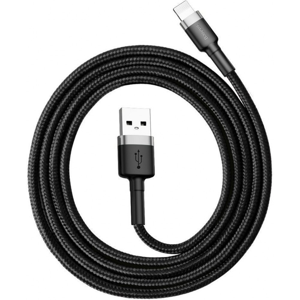 Baseus Braided USB to Lightning Cable Black 1m (CALKLF-BG1)