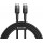 Baseus Braided USB 2.0 Cable USB-C male - USB-C male Black 2m (CATKLF-HG1)
