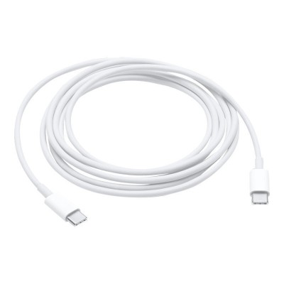 Apple Regular USB 2.0 Cable USB-C male - USB-C male Λευκό 1m (MQKJ3ZM/A)