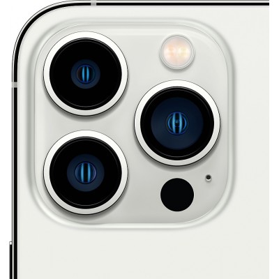 Apple iPhone 13 Pro Max (6GB/128GB) Silver Εκθεσιακό (1 Year Warranty) 86% + Battery 