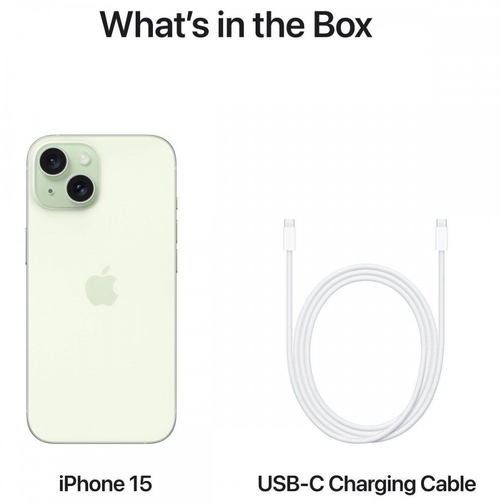 Apple iPhone 15 (6GB/128GB) Green NEW Open Box (16/09/25) 100% Battery