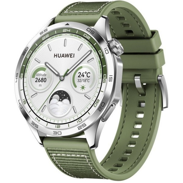 Huawei Watch GT 4 46mm (Green Composite Strap)