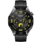 Huawei Watch GT 4 46mm (Black Fluoroelastomer Strap)