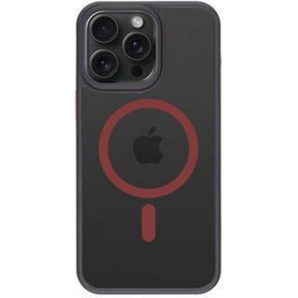 Tactical Magforce Back Cover Black/Red (iPhone 15 Pro Max)