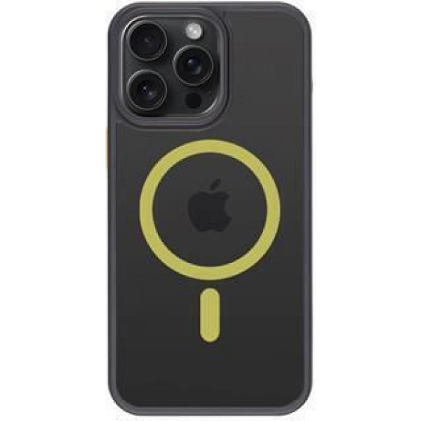 Tactical Magforce Back Cover Black/Yellow (iPhone 15 Pro Max)