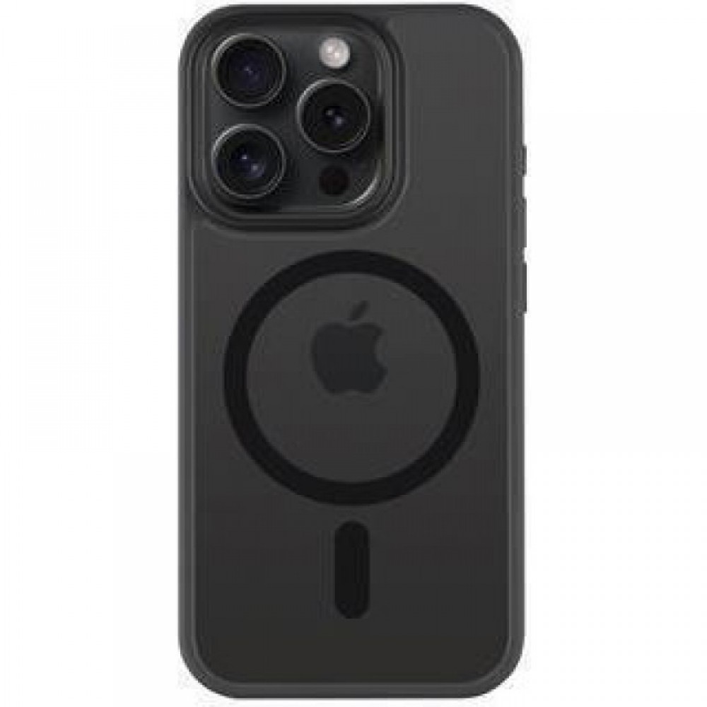 Tactical Magforce Back Cover Asphalt Black (iPhone 16 Pro)