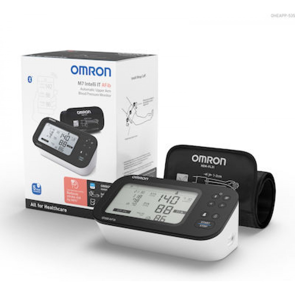 Omron M7 Intelli IT Afib Ψηφιακό Πιεσόμετρο (HEM-7380T) White