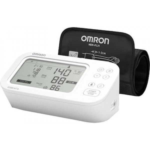 Omron M6 Comfort Afib Ψηφιακό Πιεσόμετρο (HEM-7380-E) White