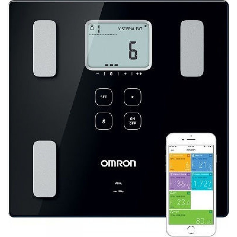 Omron VIVA Smart Ζυγαριά Black