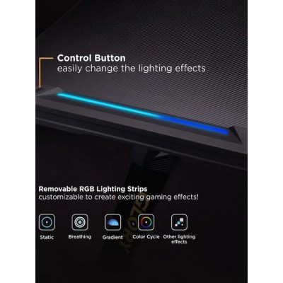 Brateck Gaming Γραφείο GMD04-1S Black