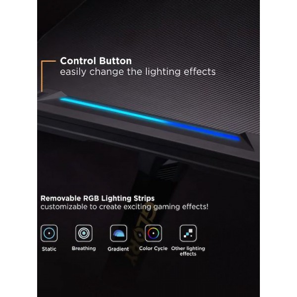 Brateck Gaming Γραφείο GMD04-1S Black