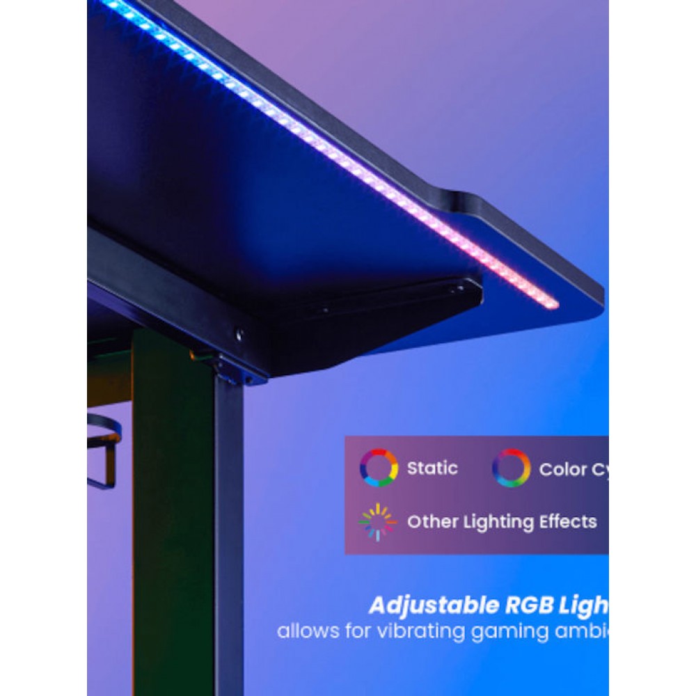 Brateck Gaming Γραφείο GMD11-3 Black