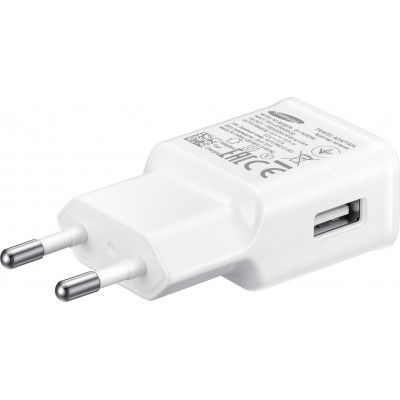Samsung USB Wall Adapter Άσπρο (EP-TA20EWE) Retail