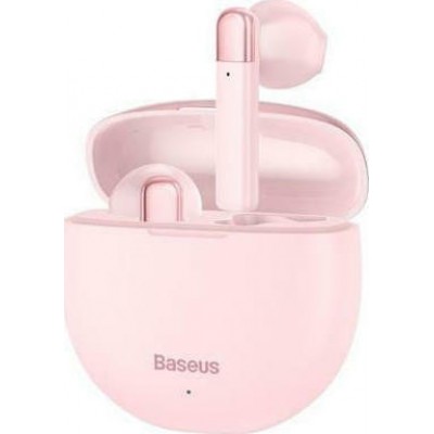 Baseus Encok W2 Earbud Bluetooth Handsfree Pink