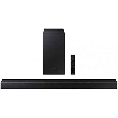 Samsung HW-B450 Soundbar 300W 2.1 με Ασύρματο Subwoofer και Τηλεχειριστήριο Μαύρο