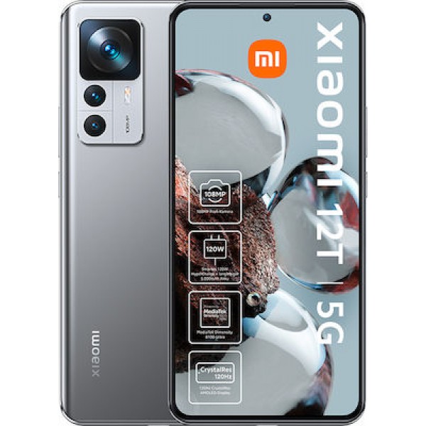 Xiaomi 12T 5G (8GB/256GB) Silver EU