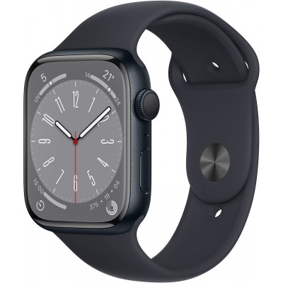 Apple Watch Series 8 Aluminium 45mm Midnight NEW Open Box (31/05/24) 100% Battery 