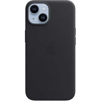 Apple Leather Case with MagSafe Midnight (iPhone 14)