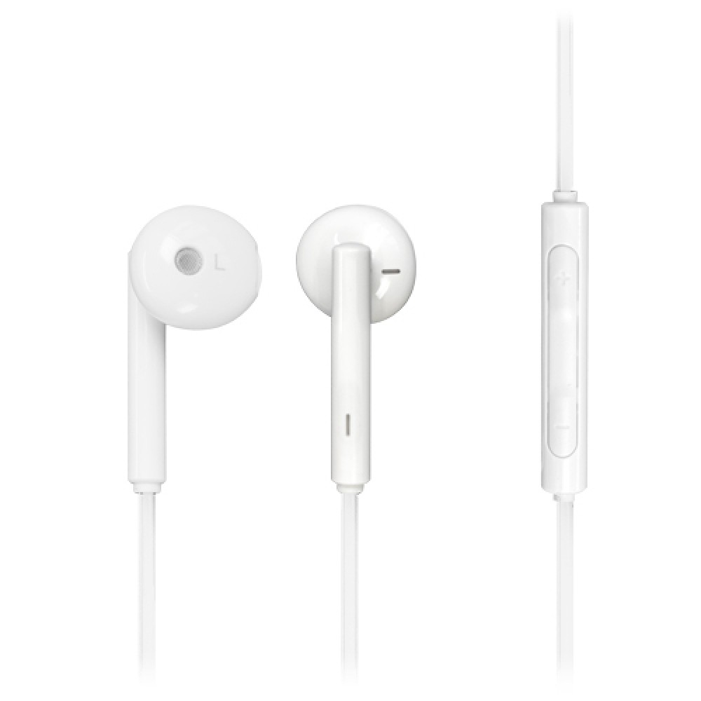Huawei AM115 Earbuds Handsfree με Βύσμα 3.5mm Λευκό Bulk