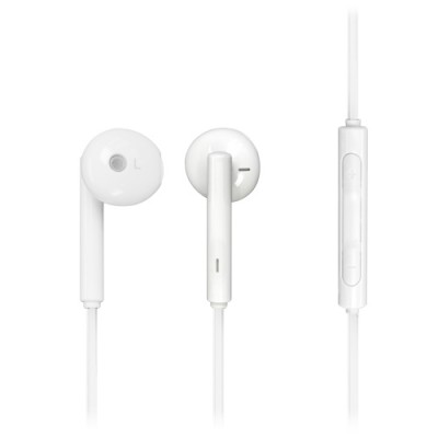 Huawei AM115 Earbuds Handsfree με Βύσμα 3.5mm Λευκό Bulk