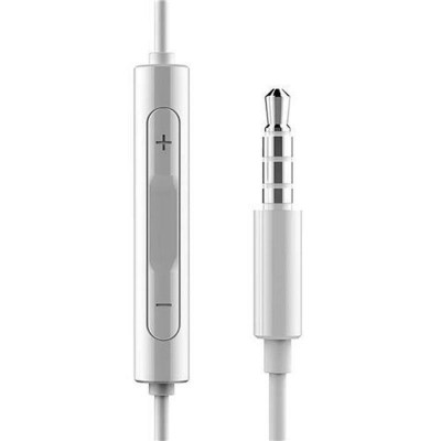 Huawei AM115 Earbuds Handsfree με Βύσμα 3.5mm Λευκό Bulk