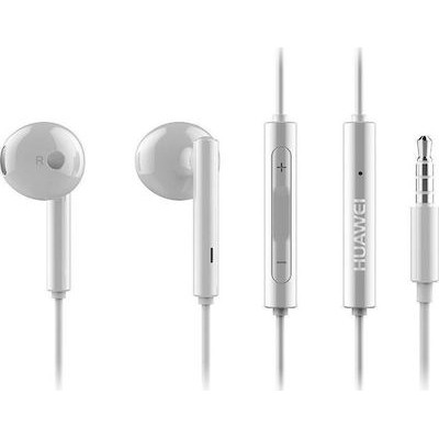 Huawei AM115 Earbuds Handsfree με Βύσμα 3.5mm Λευκό Bulk