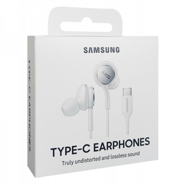 Samsung EO-IC100BWEGEU In-ear Handsfree με Βύσμα USB-C Λευκό