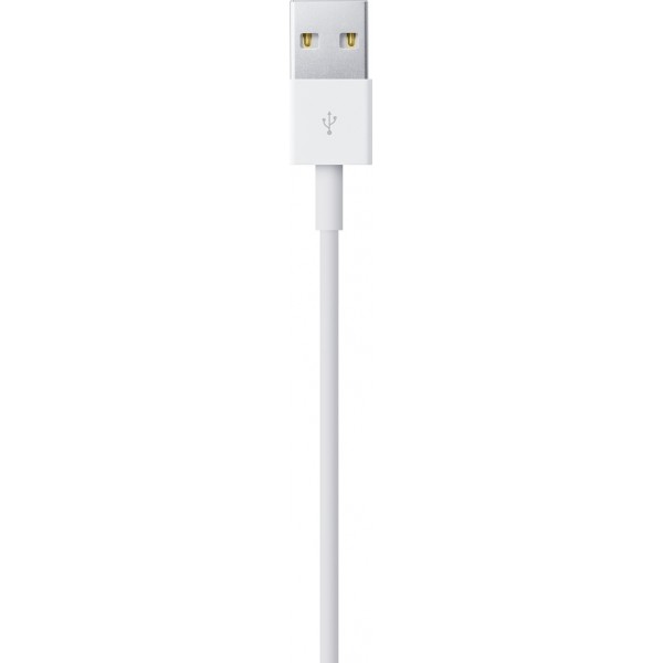 Apple Regular USB to Lightning Cable Λευκό 1m (MXLY2ZM/A)