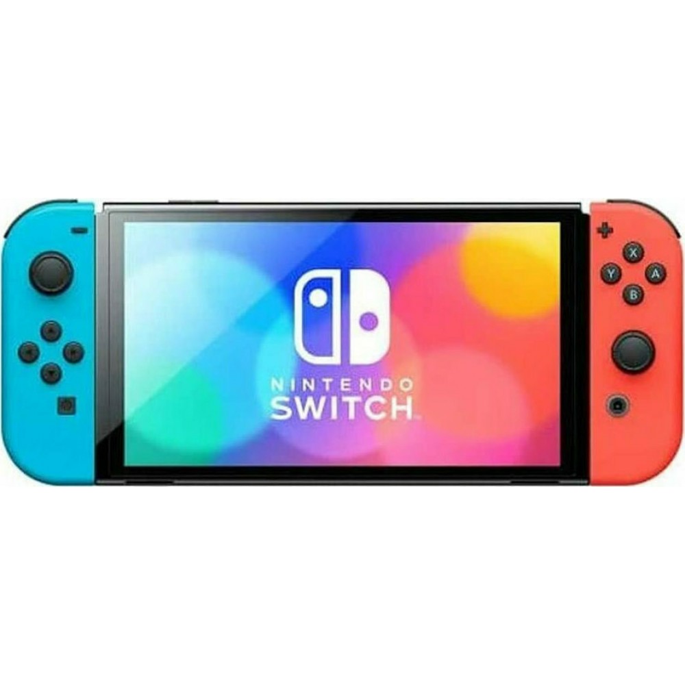 Nintendo Switch OLED (Neon Blue & Red)