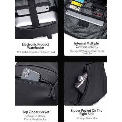 Arctic Hunter B00423 Σακίδιο Πλάτης Black