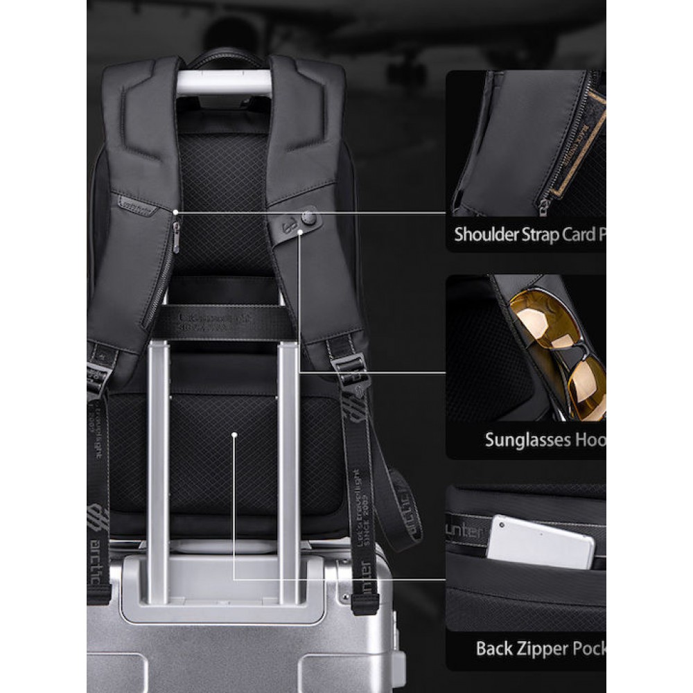 Arctic Hunter B00423 Σακίδιο Πλάτης Black