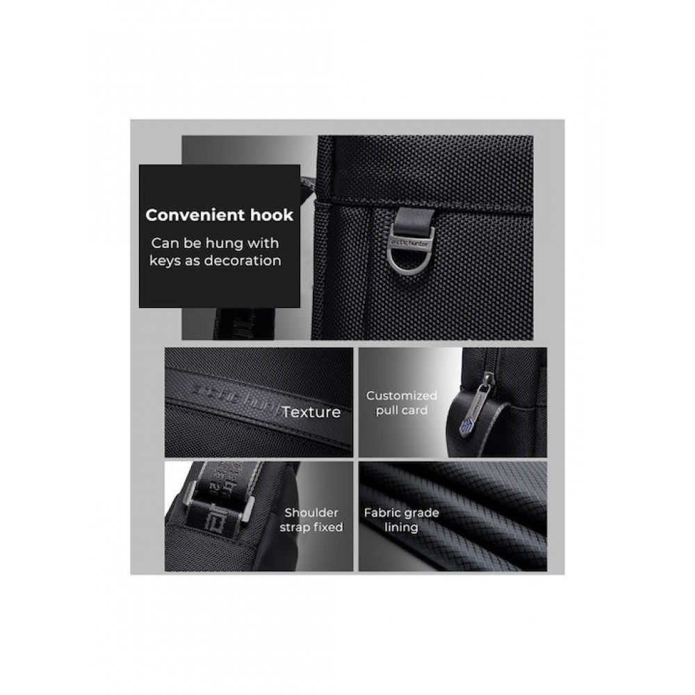 Arctic Hunter K00162 Σακίδιο Ώμου Black