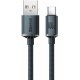 Baseus Braided USB 2.0 Cable USB-A male - USB-C Female Black 2m (CAJY000501)