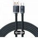 Baseus Braided USB 2.0 Cable USB-A male - USB-C Female Black 2m (CAJY000501)