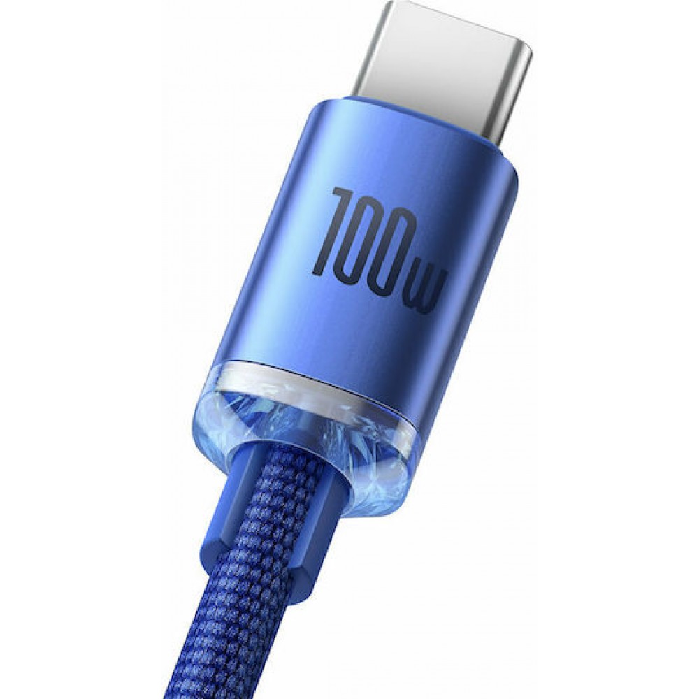 Baseus Braided USB 2.0 Cable USB-A male - USB-C Female Blue 2m (CAJY000503)