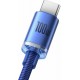 Baseus Braided USB 2.0 Cable USB-A male - USB-C Female Blue 2m (CAJY000503)